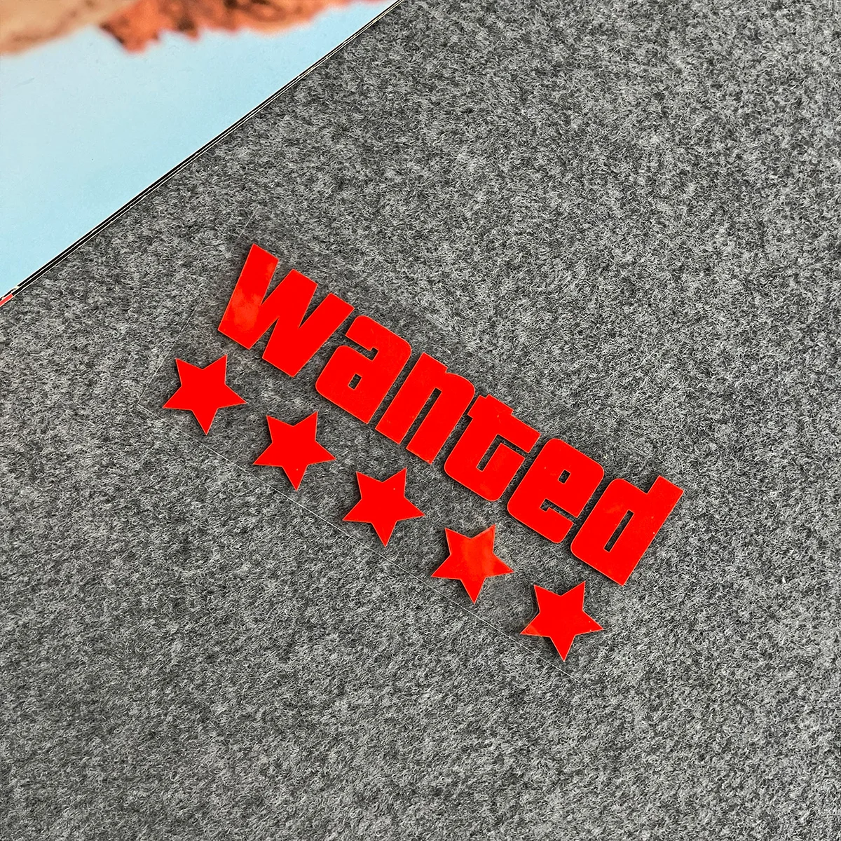 

Виниловая Наклейка WANTED Для Мотоцикла, Водонепроницаемая, Адаптируемая, Для Украшения Мотоциклов/автомобилей/защитных Шлемов