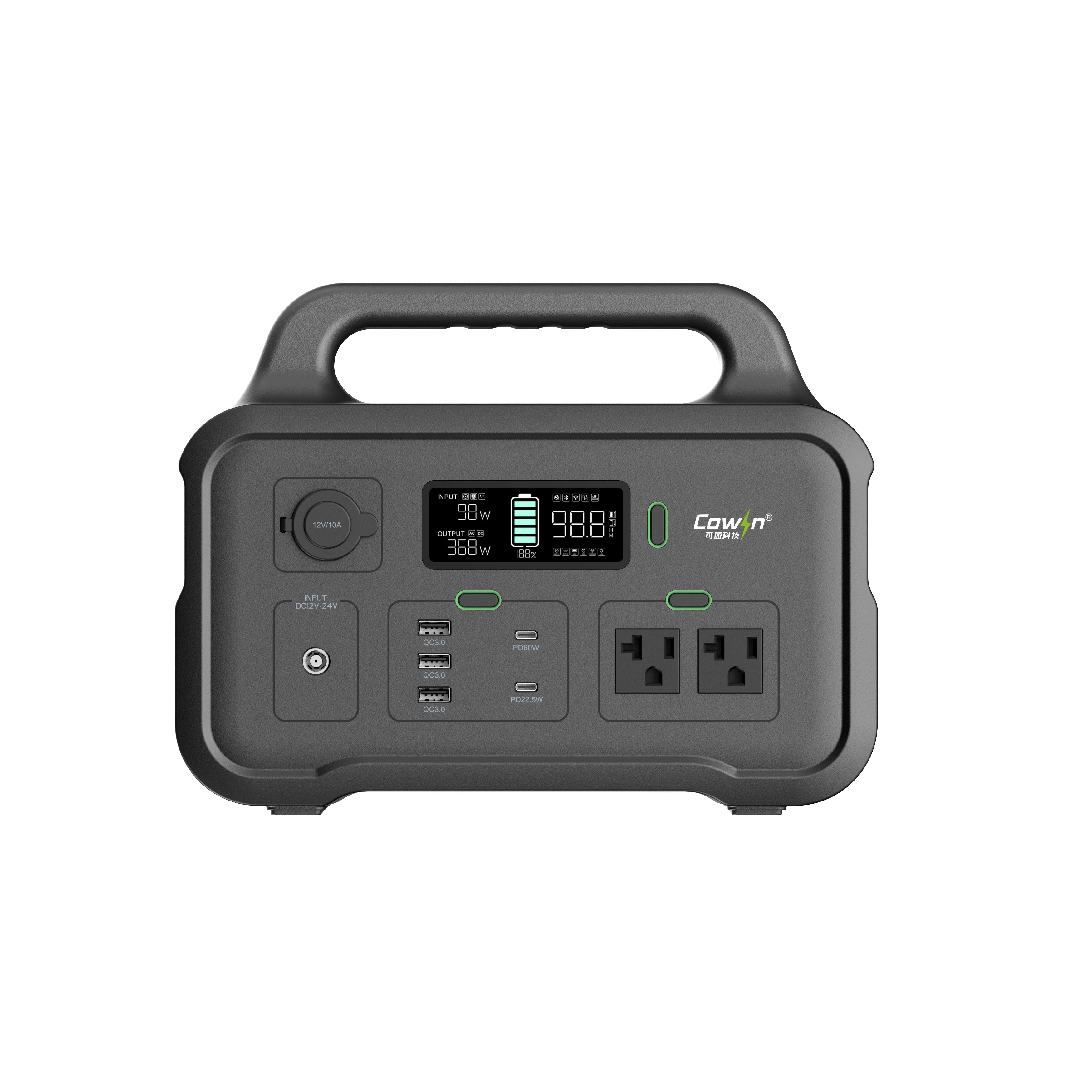 

Portable Power Station 600W 1000W 1500W 2000W 2400W 110V 220V LiFePO4 Battery Pack DC AC USB C Home Outdoor Camping Car Jump