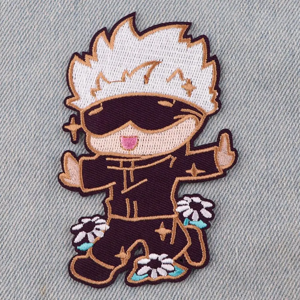 

Jujutsu Kaisen Japanese Anime Embroidered Patch for Clothing DIY Badges Decorative Fashion Accessories Wholesale