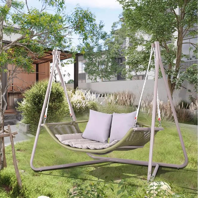 Терраса шезлонг садовые качели для патио подвесной стул тряска роскошные