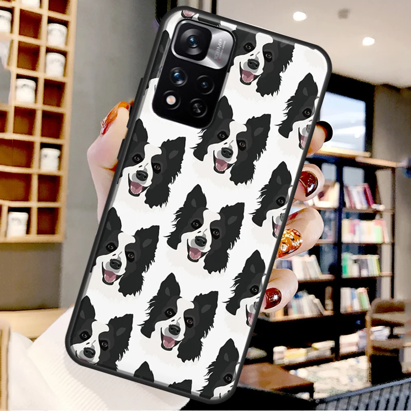 Чехол Border Collie Dog для Xiaomi Redmi Note 11 Pro чехол 10 9 8 10S 9S 9A 9C 9T Coque |