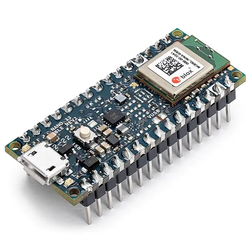 Плата разработки Arduino Nano 33 BLE Rev2 с разъемами ABX00072