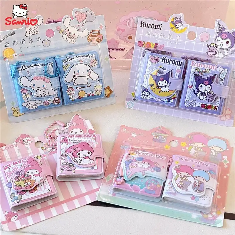 

Милые аксессуары Sanrios 3 см, милая миниатюрная мультяшная аниме Kuromi My Melody с маленькой подвеской в коробке, маленькая книга, детский подарок