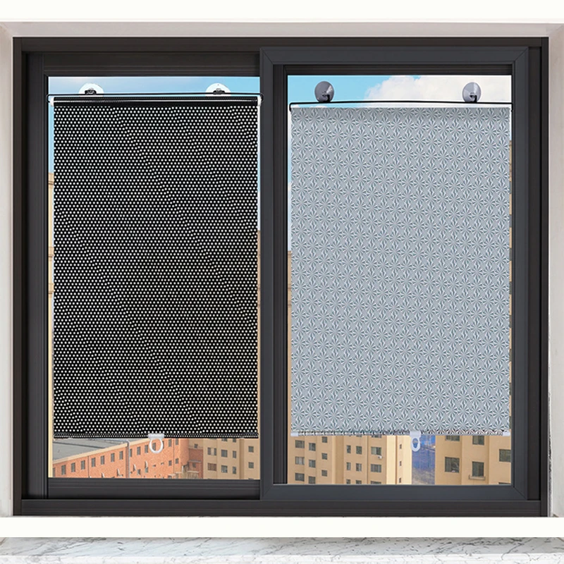 

Универсальные роликовые шторы без гвоздей, солнцезащитный козырек на присоске, светонепроницаемые занавески для автомобиля, спальни, кухн...