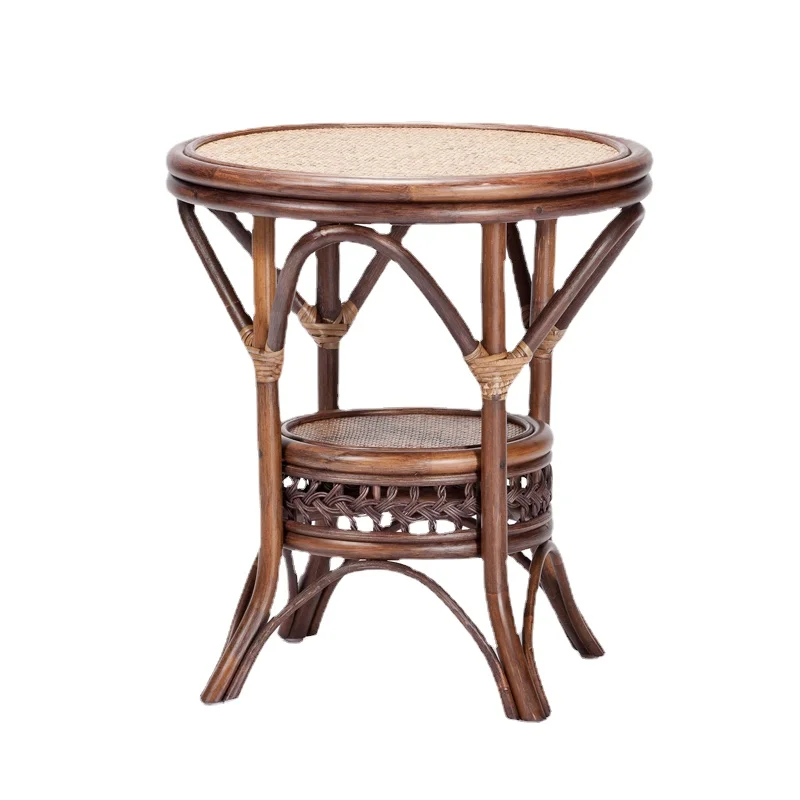 

ZL Rattan Table Small round Table Balcony Tea Table Tea round Tea Table