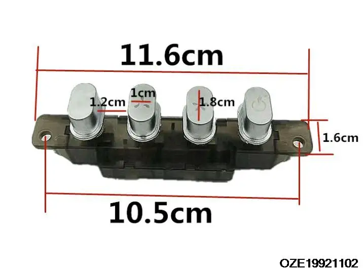 

Кнопочный переключатель клавиатуры типа пианино MQ224C AC 250V 4A 4