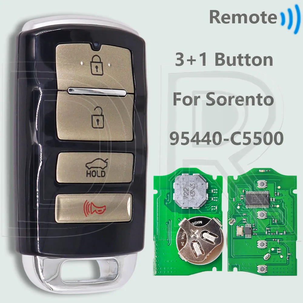 

DR 95440-C5500 95440-F6000 95440-F6100 ID47 433 МГц Keyless Go Автомобильный дистанционный ключ для KIA Sorento 2019 Cadenza 2016-2019