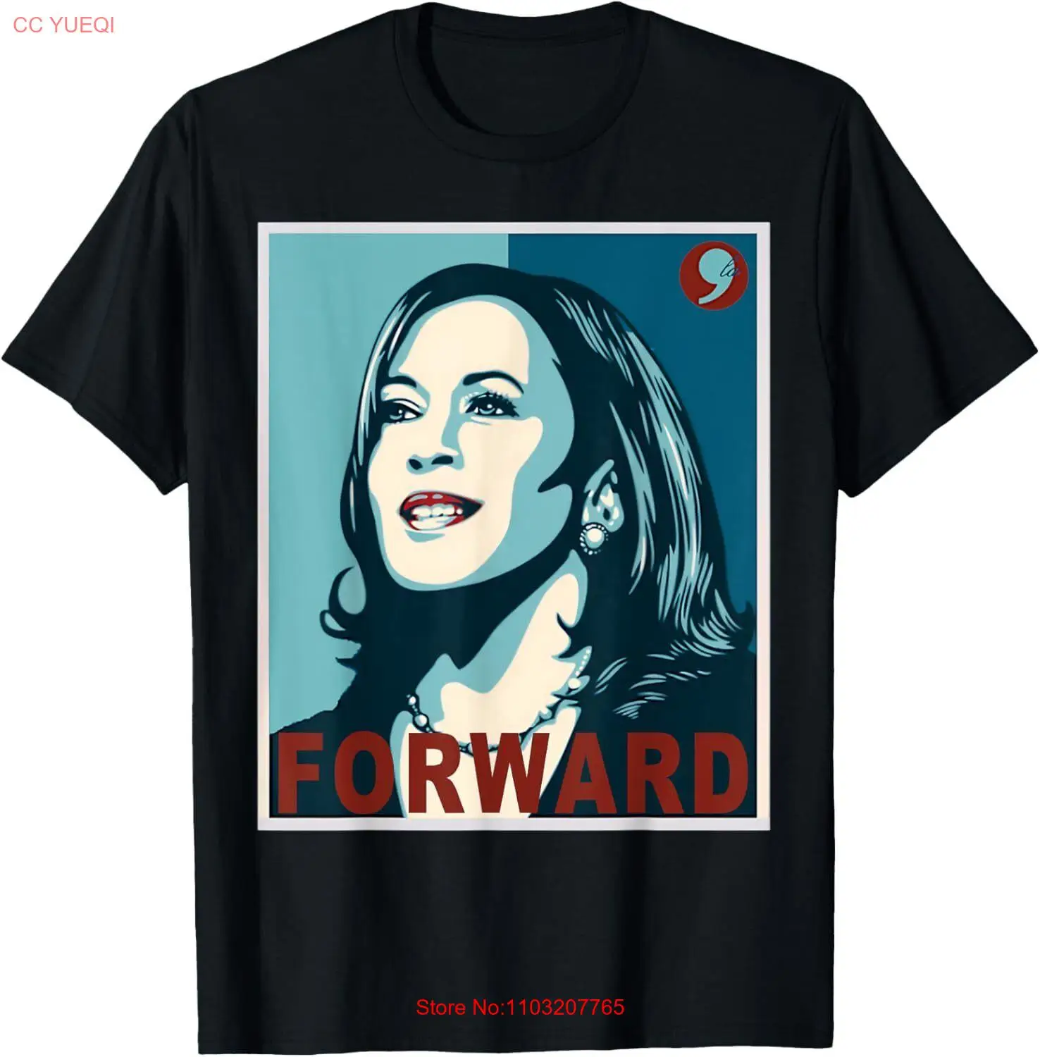 Футболка с принтом Камала Харрис