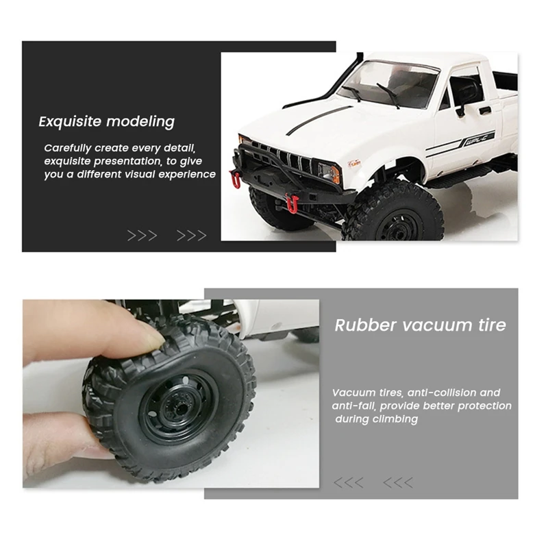 C24 Обновление C24-1 1:16 Радиоуправляемый автомобиль 4WD Радиоуправление Внедорожник