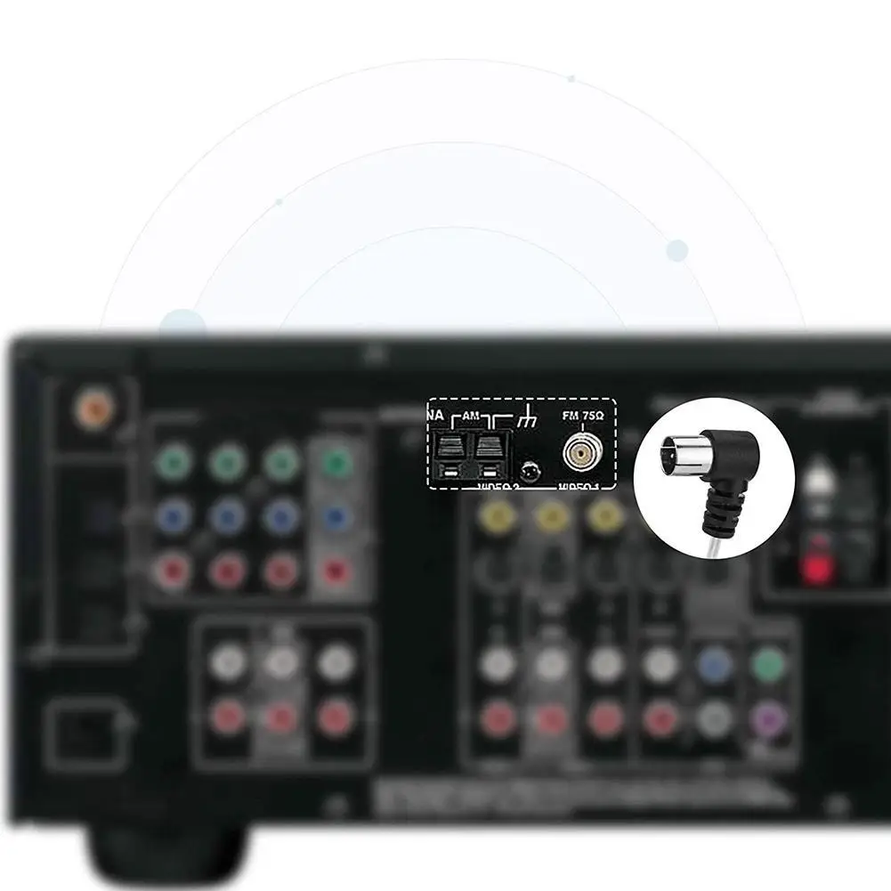 Антенна Dipole медная антенна для помещений HD Радио T-образная Мужская/Женская