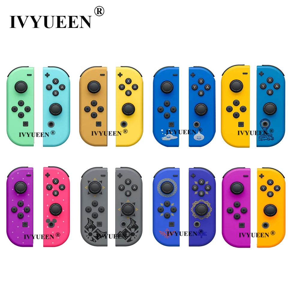 

IVYUEEN for Nintendo Switch NS JoyCon Joy Con Controller Replacement Housing Shell Case Sword Animal Crossing Cover with Buttons