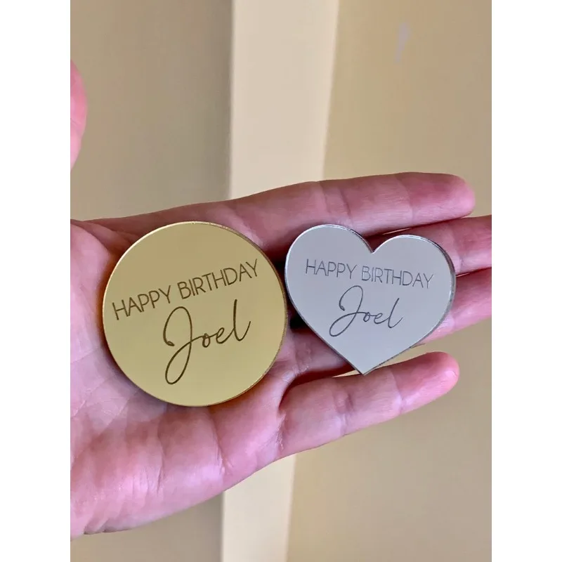 Персонализированные именные топперы для кексов топпер торта подвески декор с