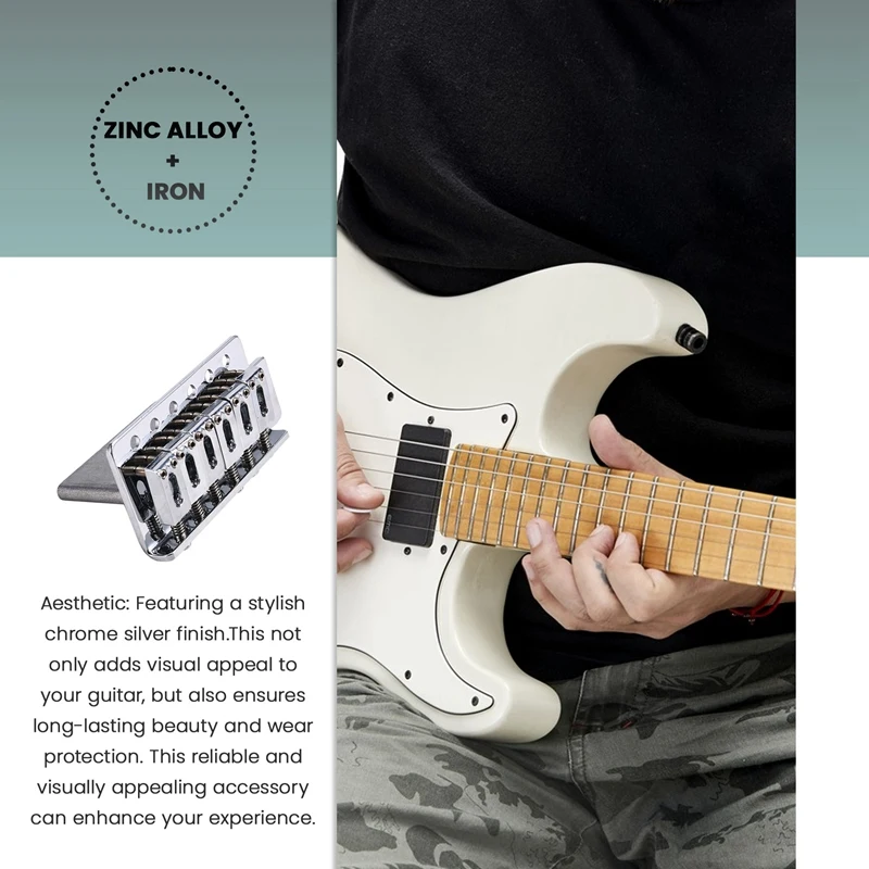 Мостовая система тремоло для Fender Stratocaster SQ ST электрогитара хромированные
