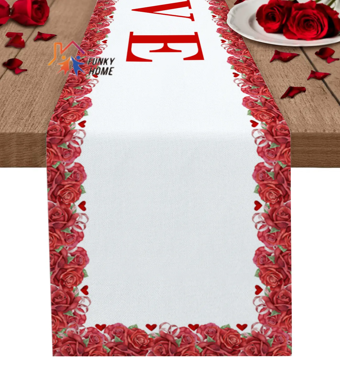 

Скатерть для стола на День Святого Валентина в виде Розы
