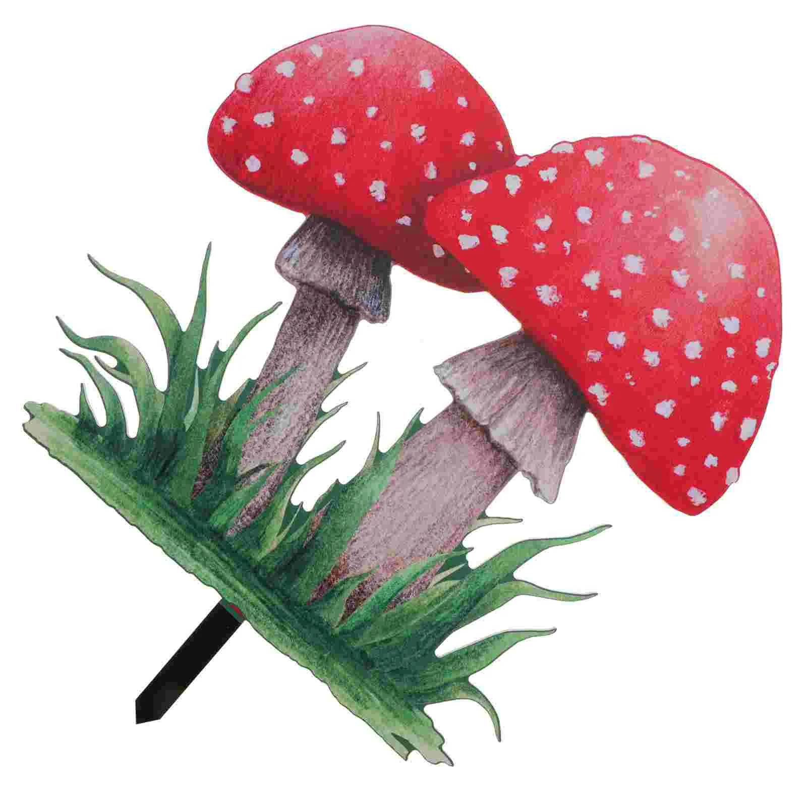 

Outdoor Ground Ornament Outdoor Mushroom Decor Garden Mushroom Adornment