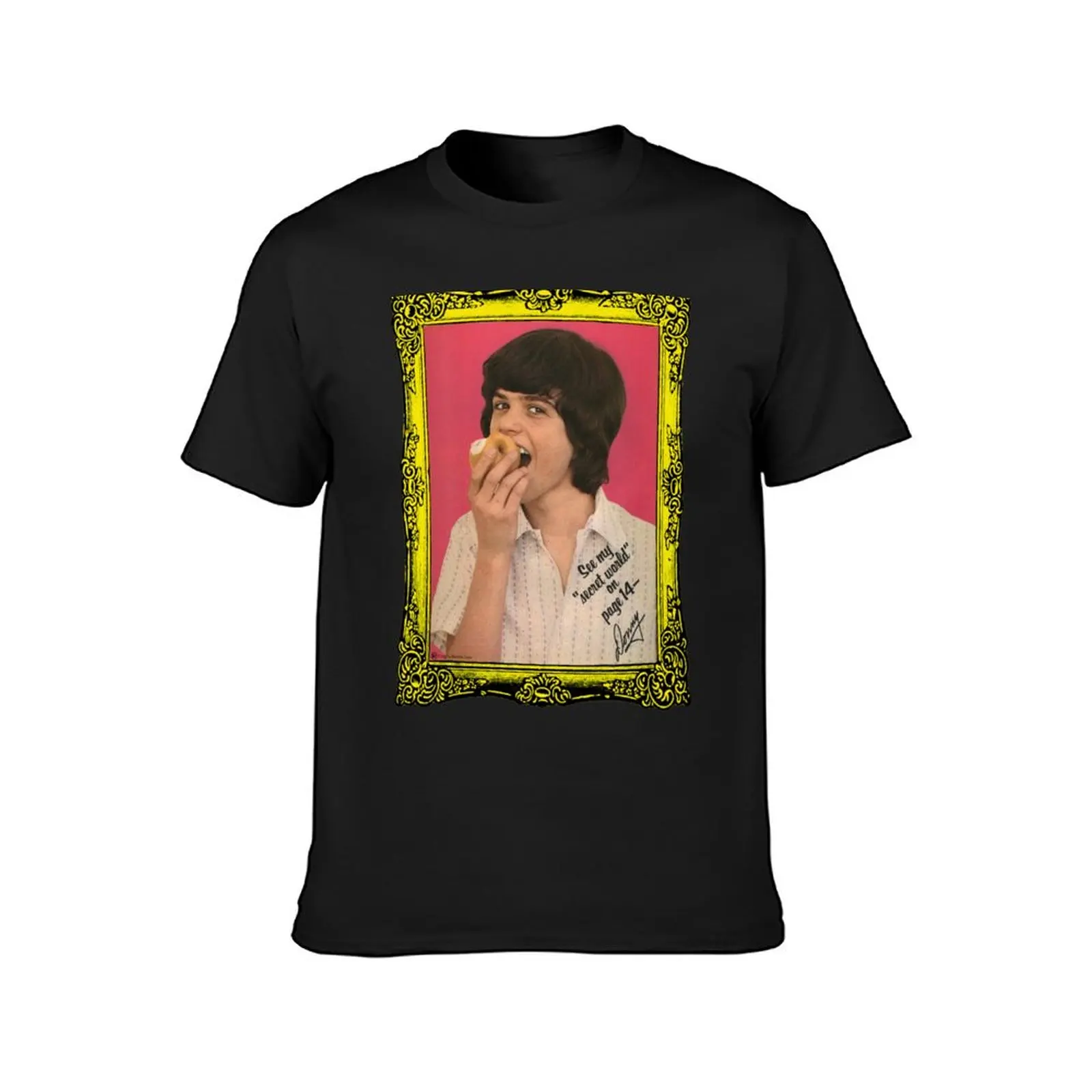 Donny (Apple) Osmond 1972 футболка аниме одежда Спортивные фанаты funnys Мужская