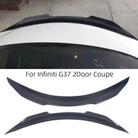 for infiniti g series g37 2door coupe psm style carbon fiber rear spoiler trunk wing