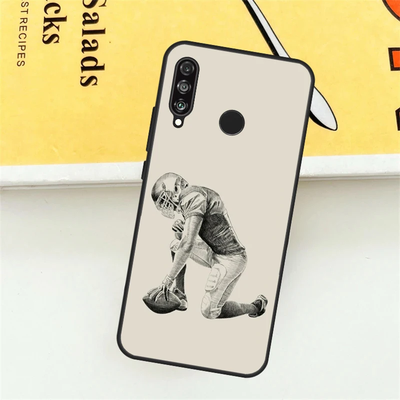 Чехол для американского футбола Huawei P30 P20 P40 Lite Nova 11 Pro 9 10 SE 5T 3i 7i 11i Y60 Y70 Y90 Y61 Y91 Cover