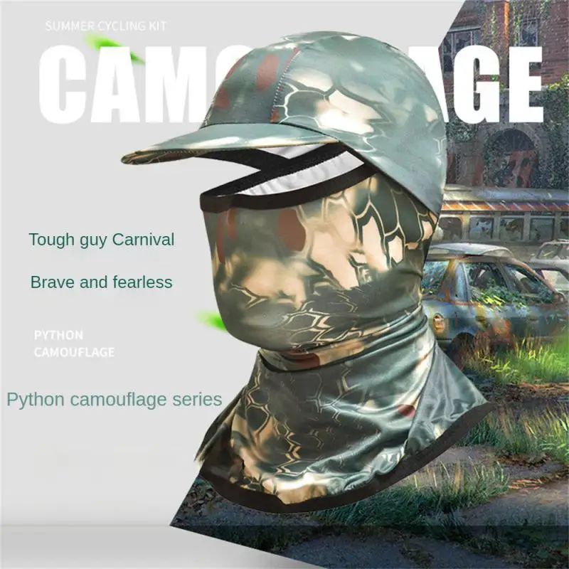 

Высокоэластичная ледяная шелковая ткань, камуфляж, легко носить и снимать, четырехсторонняя Растяжка, не так легко деформировать сменную форму маски