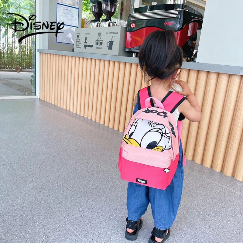 Disney Student School Bag for Kids Girls Mini Backpack Mickey Mouse Minnie Cartoon Kindergarten Toddler Backpacks Free Shipping