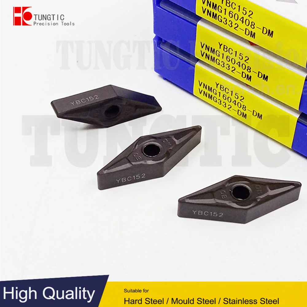 VNMG160408-DM YBC252 YBC251 YBC152 VNMG332-DM Фреза для токарной обработки карбидная фреза
