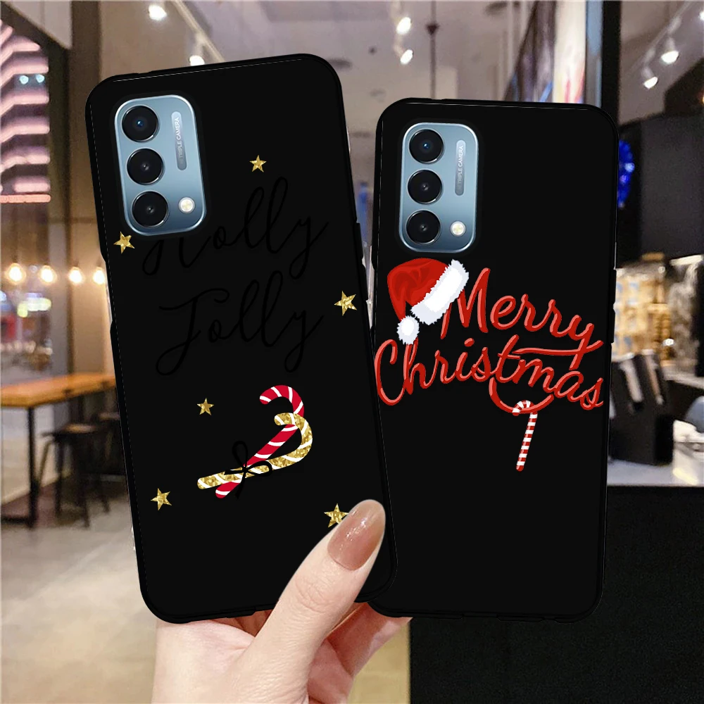 

Christmas Text Label Case for Oneplus 7T 7 Pro 8Pro 9R 9Pro 6 6T 8T 5T Z 10T Nord N20 N10 CE 2 5G N100 10Pro Soft TPU Fundas