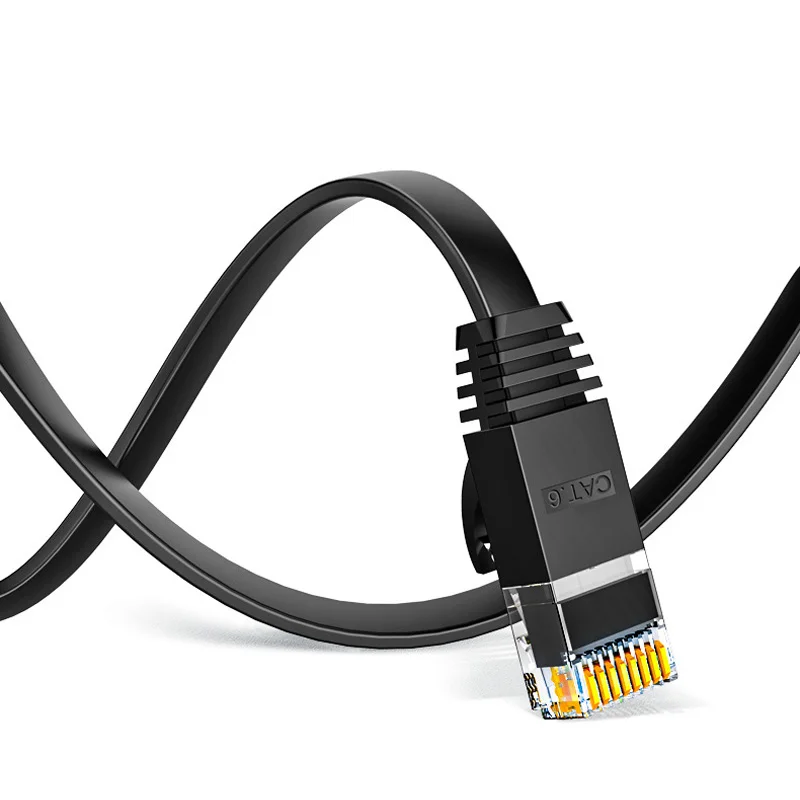Фото Плоский Ethernet-кабель 1000 Мбит/с CAT6, гигабитный Интернет-кабель RJ45 Lan-кабель, сетевой Ethernet-патч-корд 0,5 м/1 м/2 м/3 м/5 м/10 м/15 м/20 м/ №3