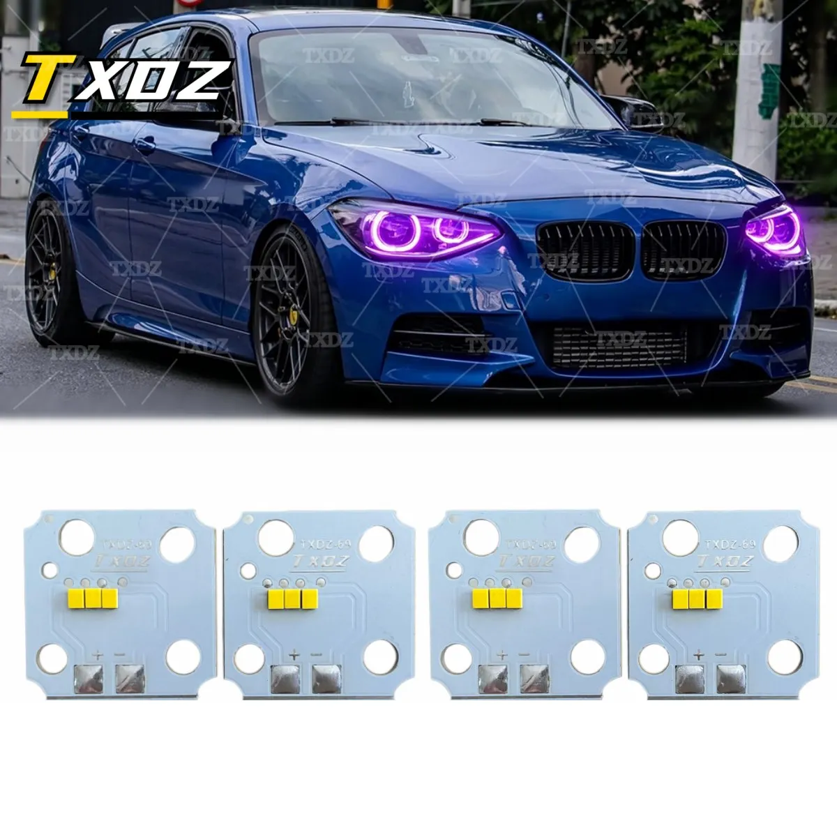 Фото Модули дневных ходовых огней (DRL) для BMW 1 серии F20 F21 Pre-LCI 118i M135i 116d 2012-2015 годов выпуска, ксеноновые фары. №1