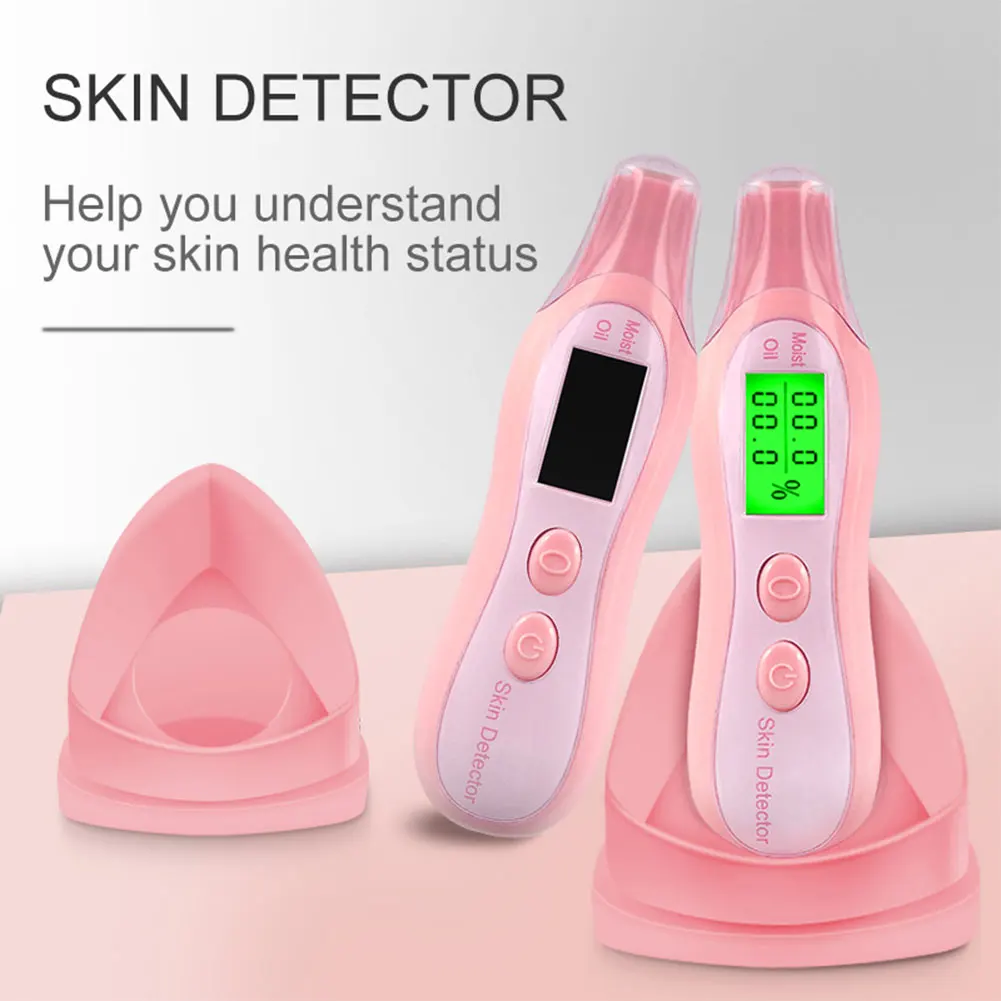 

Digital LCD Display Face Skin Tester Moisture Oil Content Facial Skin Analyzer Detection Skin Condition Monitor Hydrating