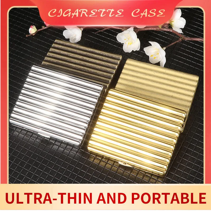 Металлическая сигарета чехол для мужчин 20 сигарет Clipswith с подарочными коробками
