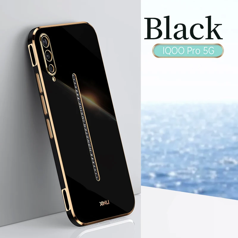 

Оригинальная обложка для VIVO IQOO Pro, Новая мягкая обложка из ТПУ, светоотражающий чехол с прямыми краями для VIVO IQOO Pro