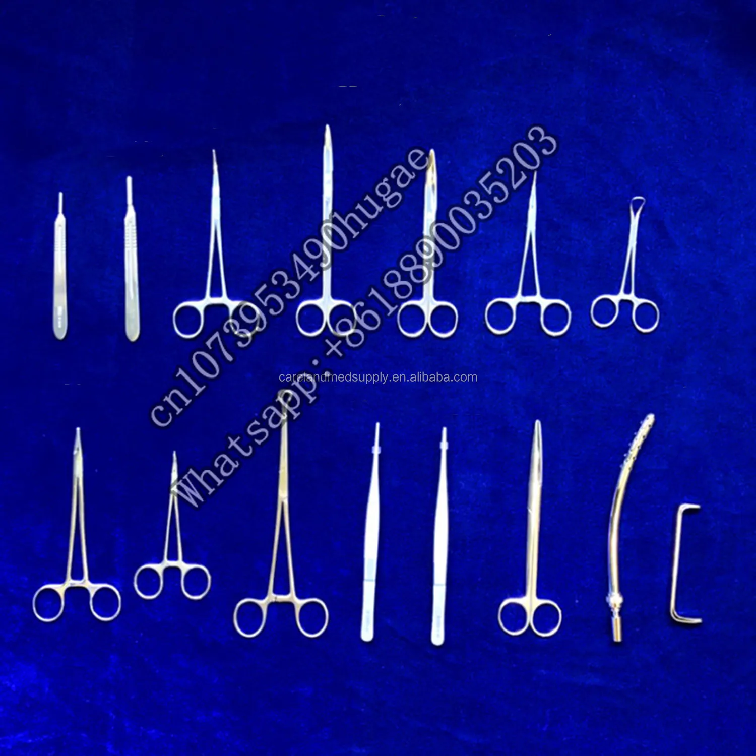 

Reusable autoclavable Stainless steel hospital basic general surgical Instrument pack surgery instruments set