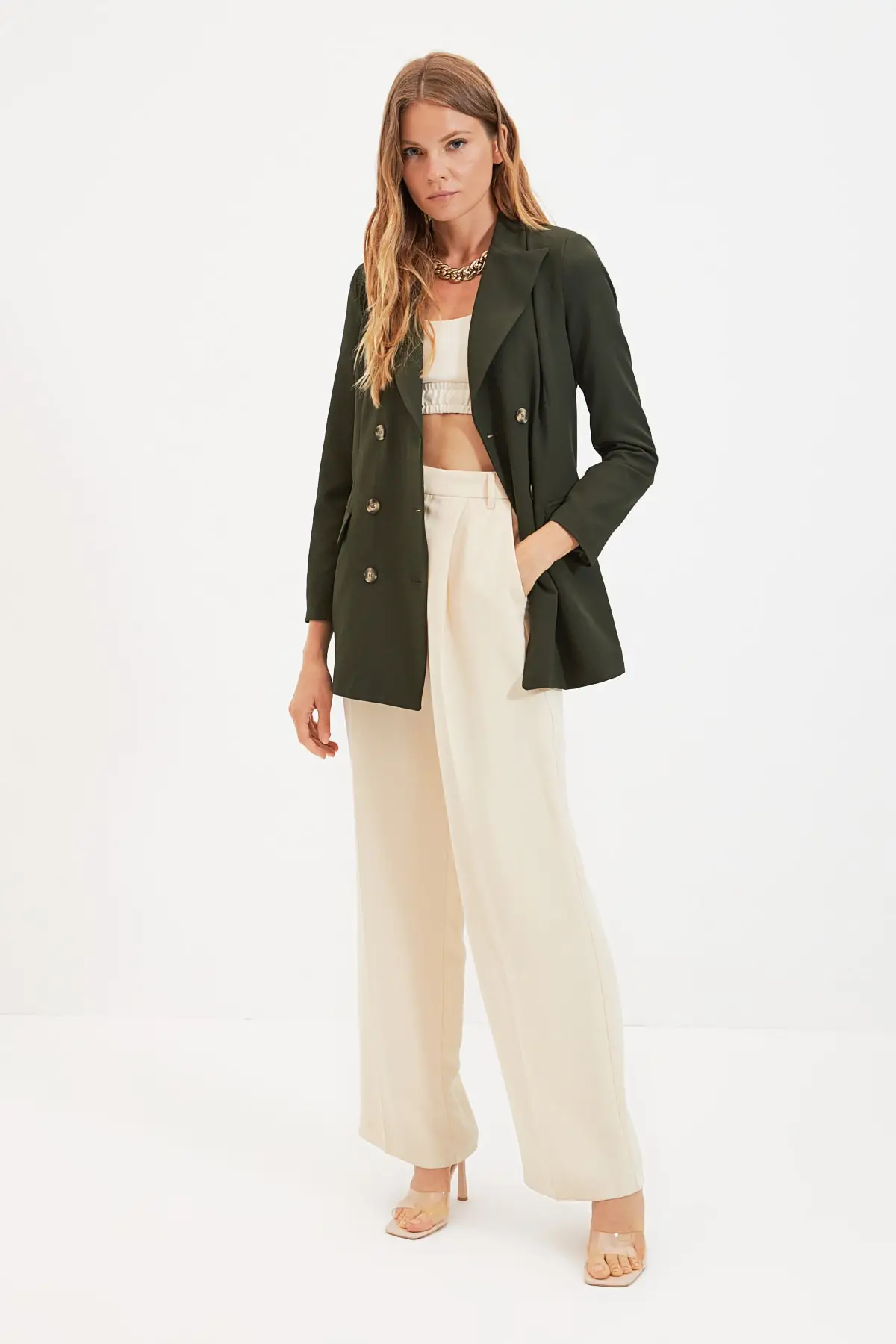 

Trendyol Buttoned Jacket TWOAW22CE0196