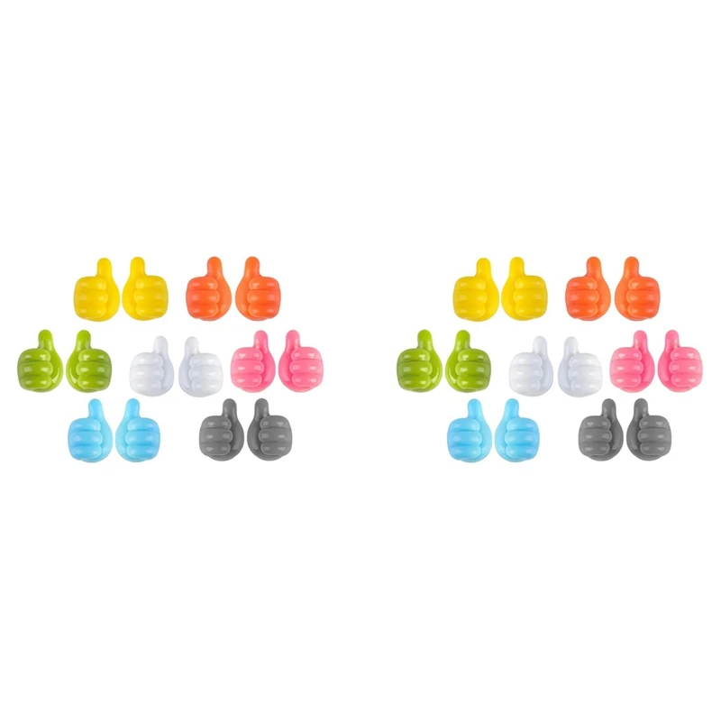 

42 шт., силиконовые настенные крючки для хранения кабелей/наушников