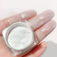 1 box shimmer mermaid nail glitter powder shining pearl pigment aurora holographic dust paillette nails decoration manicure