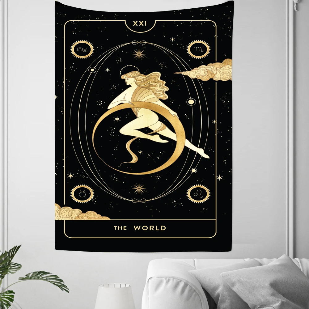 Подвесные карты Таро с изображением солнца Луны мандалы астрологические гадания