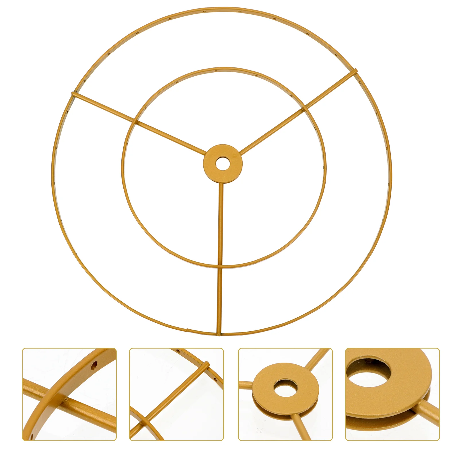 

Кронштейн для лампы, кольцевой держатель, рамка для барабана, тяжелый напольный металлический Настольный звуковой сигнал, светлый абажур, ж...
