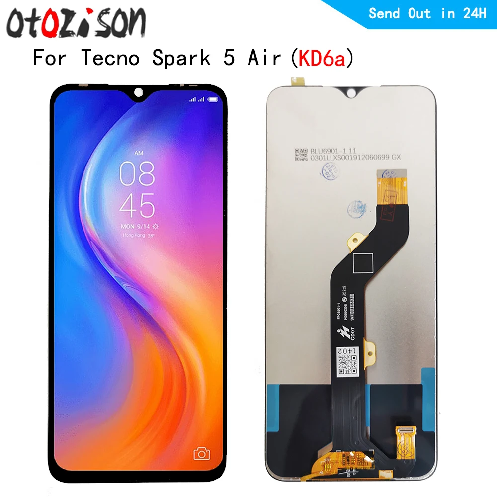 KD6a ЖК-экран 7 0 дюйма IPS для Tecno Spark 5 Air ЖК-дисплей с сенсорной панелью и дигитайзером