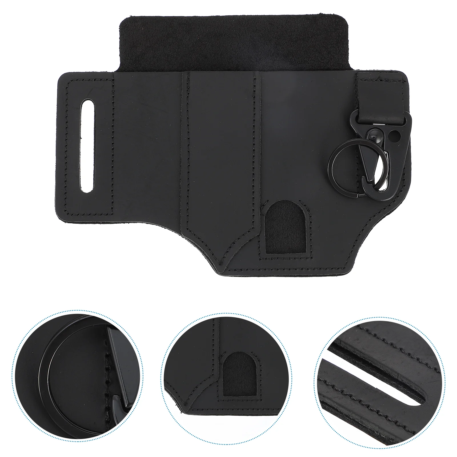 

Belt Holster Pocket Waist Bag Pocket Organizer Men Flashlight Holster Cell Holder for Men