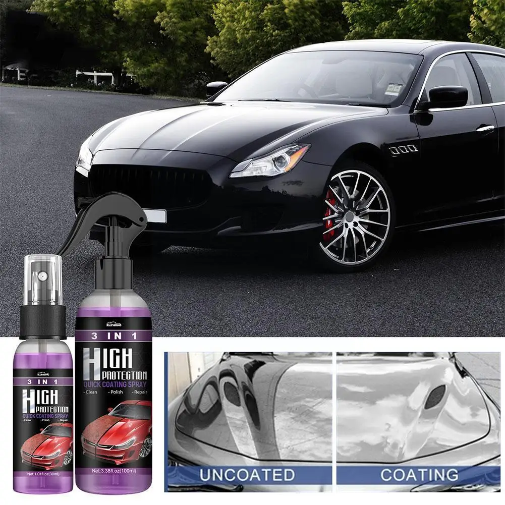 

30/100ml High Protection Ceramic Car Wash Fortify Quick Polishing Polish Coat Car Spraying Sealer Spray Coating Ceramic Nan O4P5