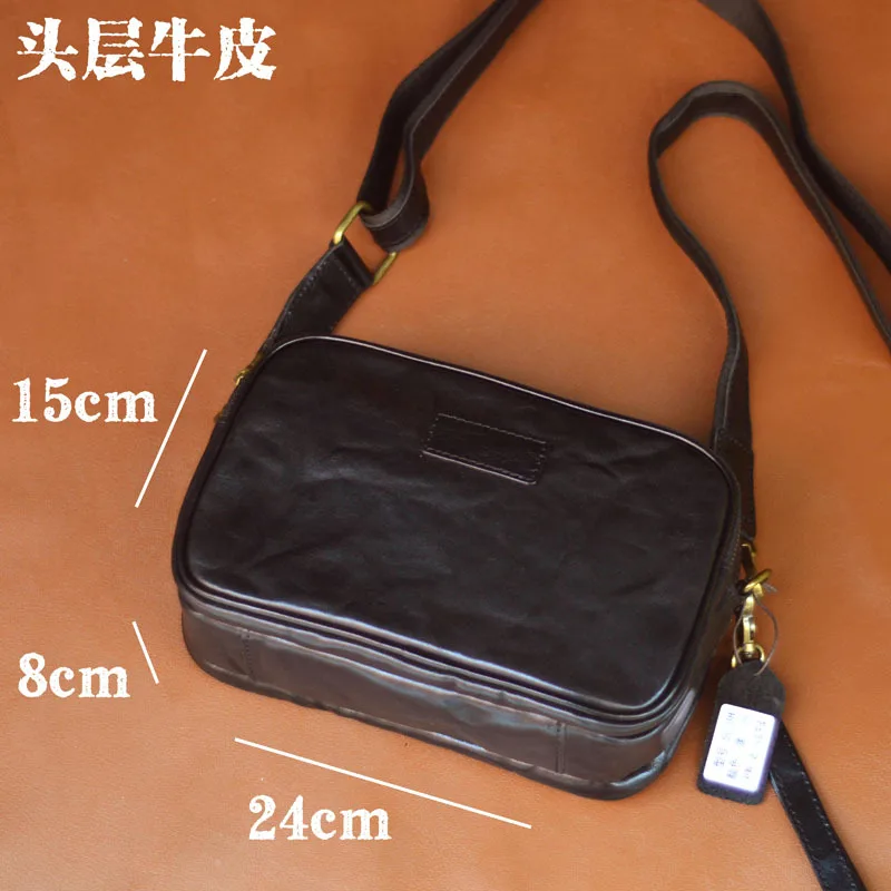 AETOO Новая кожаная сумка через плечо Простой повседневный клатч Ретро Нейтральный