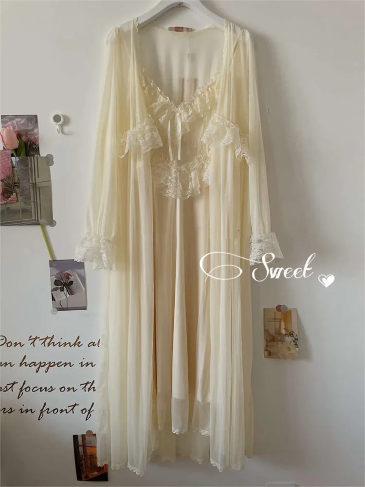 Женское винтажное шифоновое платье Элегантное повседневное кружевное во