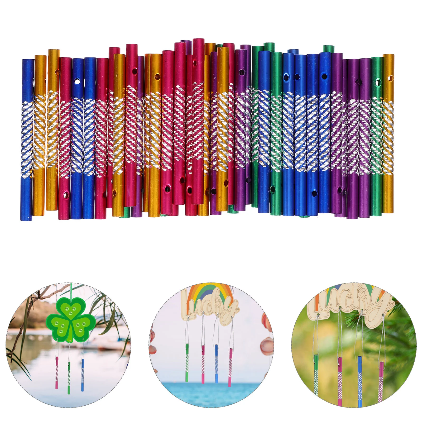 Мобильная ракушка DIY Wind Chime Материал колокольчиков для наружных трубок