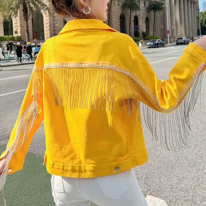 Женское джинсовое пальто Yipn.igacoyou