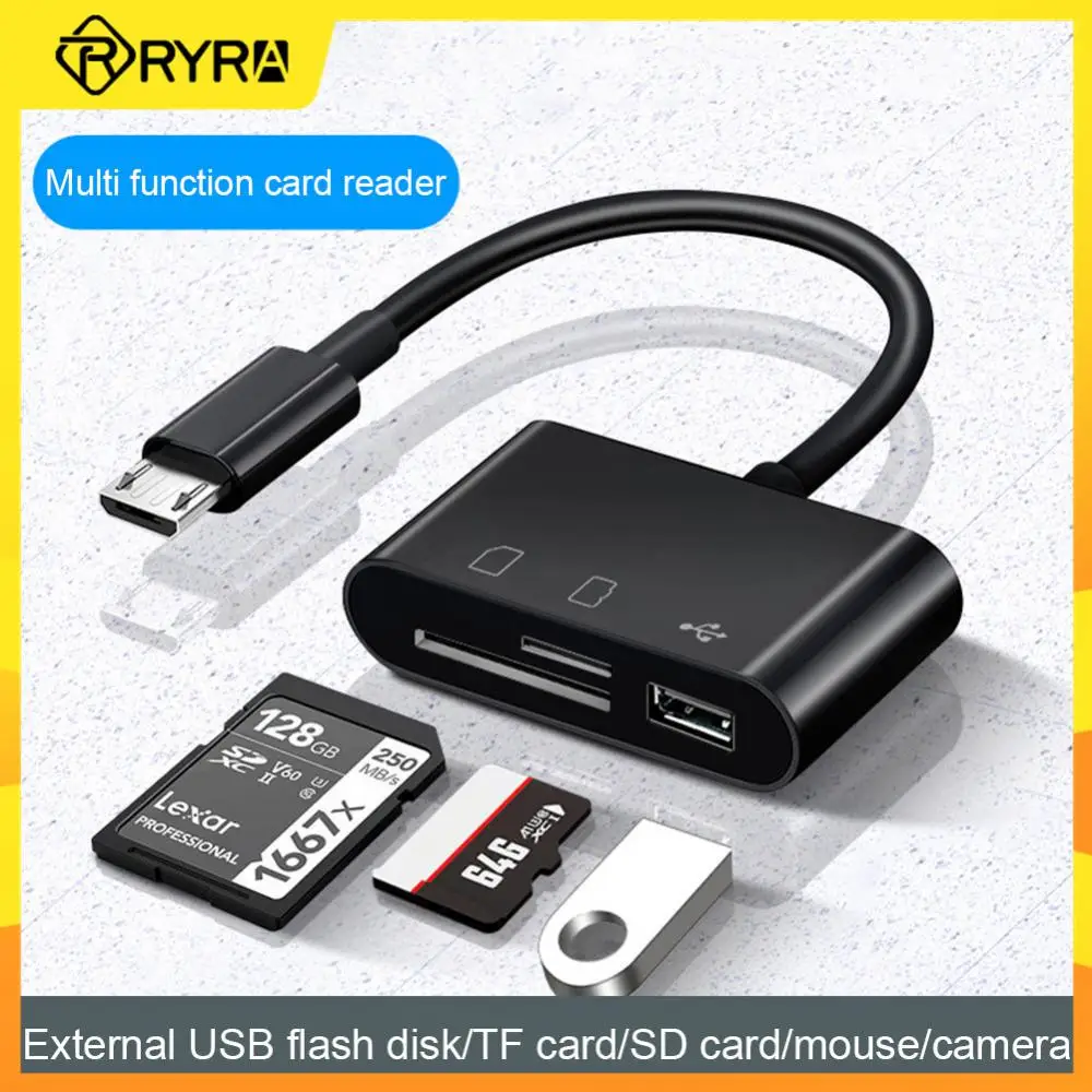 

RYRA USB Type C адаптер TF SD устройство для чтения карт памяти Многофункциональный кард-ридер камера кард-ридер для Macbook XiaoMi ноутбук телефон