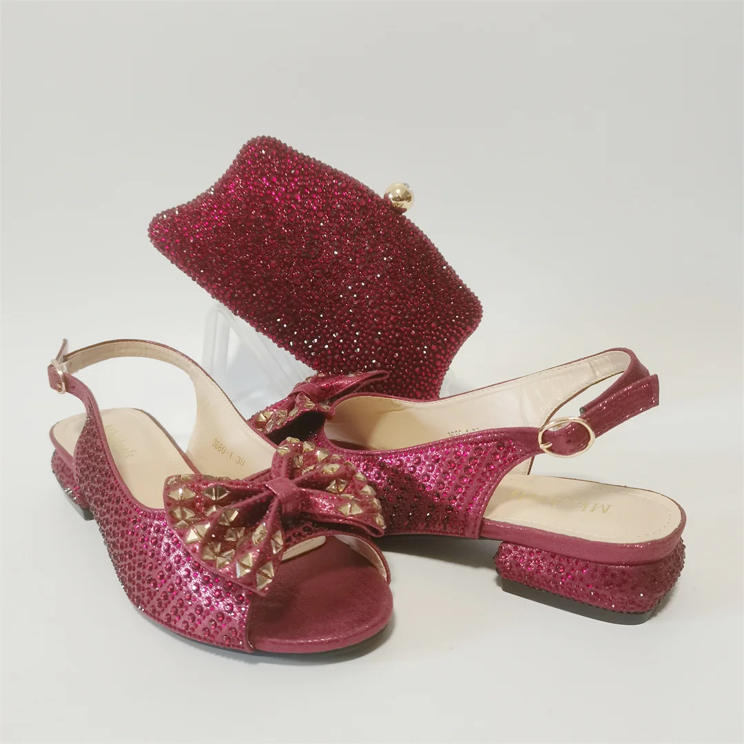 2023 итальянский дизайн модная женская фотоблестящая обувь и сумка