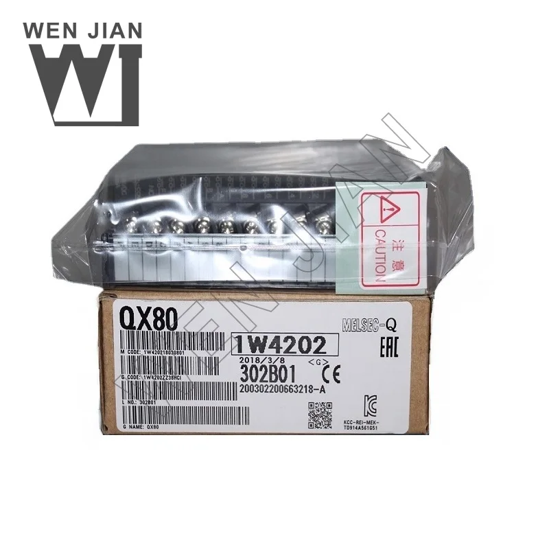 

QX80 plc Mitsubishi Q Series Input Module qx80 24VDC 16 Point Negative Programmable logic controller Ethernet module plc