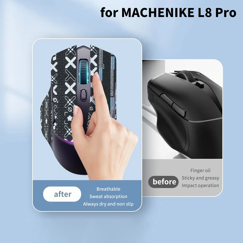 Нескользящая наклейка для мыши скользящая лента коньков игровой MACHENIKE L8 PRO
