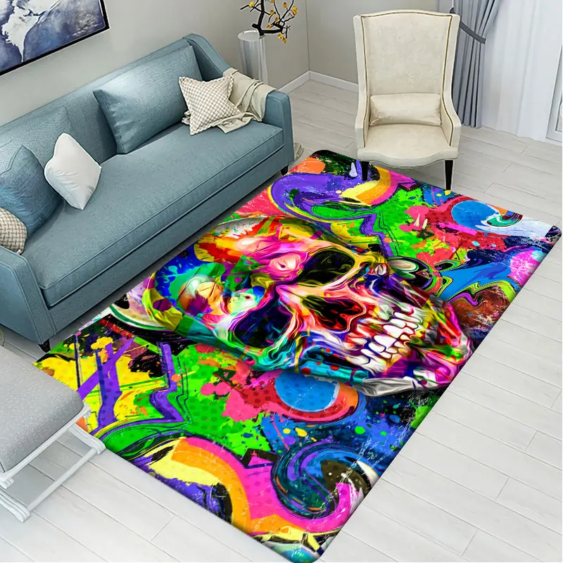 

3D Mats Animal Flannel Rug Square Floor Mats Large Carpet Living Room Decor Kids Play Mats Bedroom Rugs Furry Carpet Tapis Salon