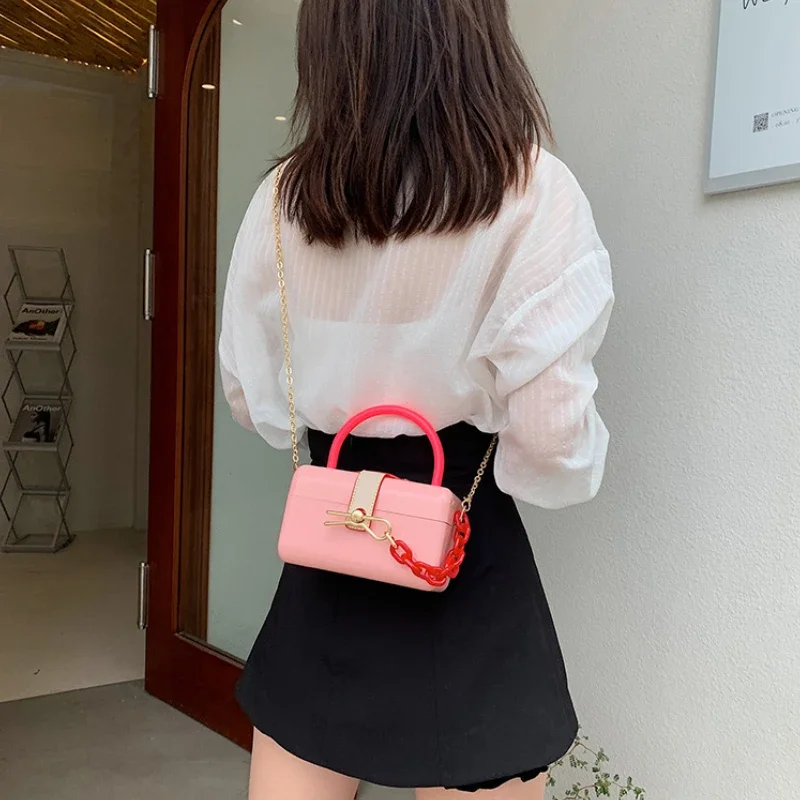 Модные ручные диагональные сумки через плечо для женщин косметичка желейная